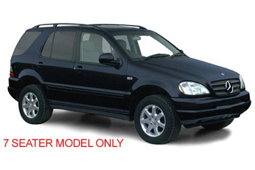 parasoles car shades Mercedes-Benz ML (W163) 7 asientos 5 puertas 99-2005-PARASOLES-ICCTUNING