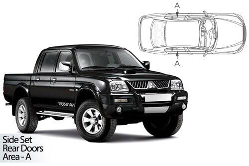 parasoles car shades Mitsubishi L200 4P 2000-2005-PARASOLES-ICCTUNING