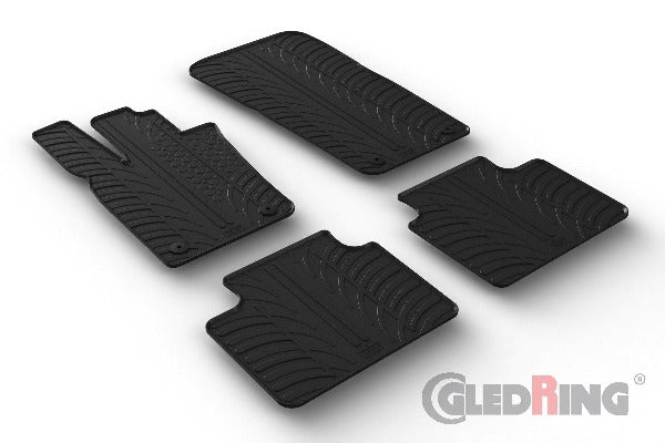 Alfombrillas de goma - PORSCHE Panamera GTS 971 G2 liftback (saloon) 09.2016-> (automatic)