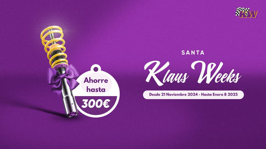 KW Santa Klaus Weeks 2024: ¡Ahorra hasta 300€ en tu Suspensión y Mejora tu Conducción!