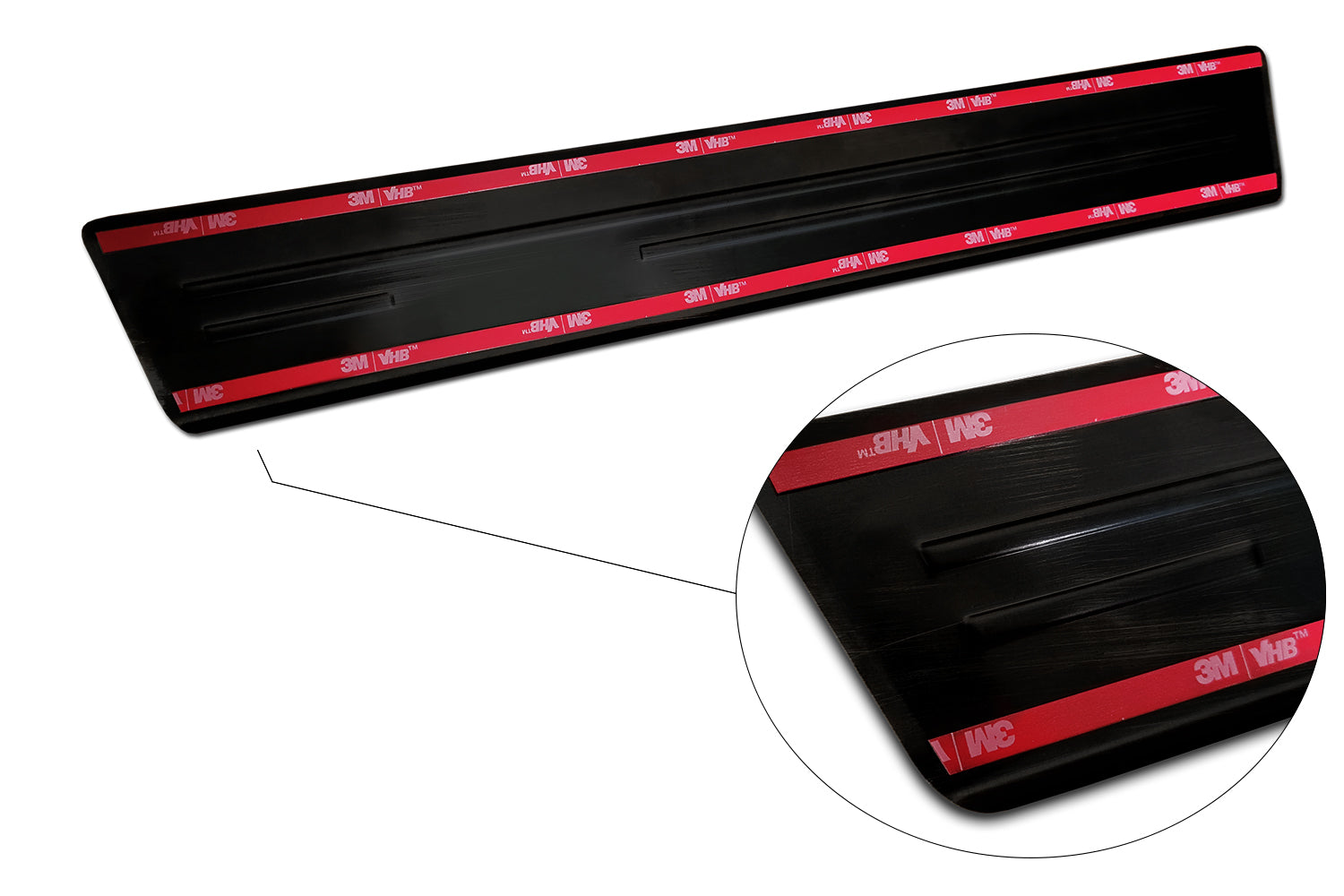 Protector umbral de puerta MITSUBISHI ECLIPSE CROSS 2018->hybrid black-ICCTUNING