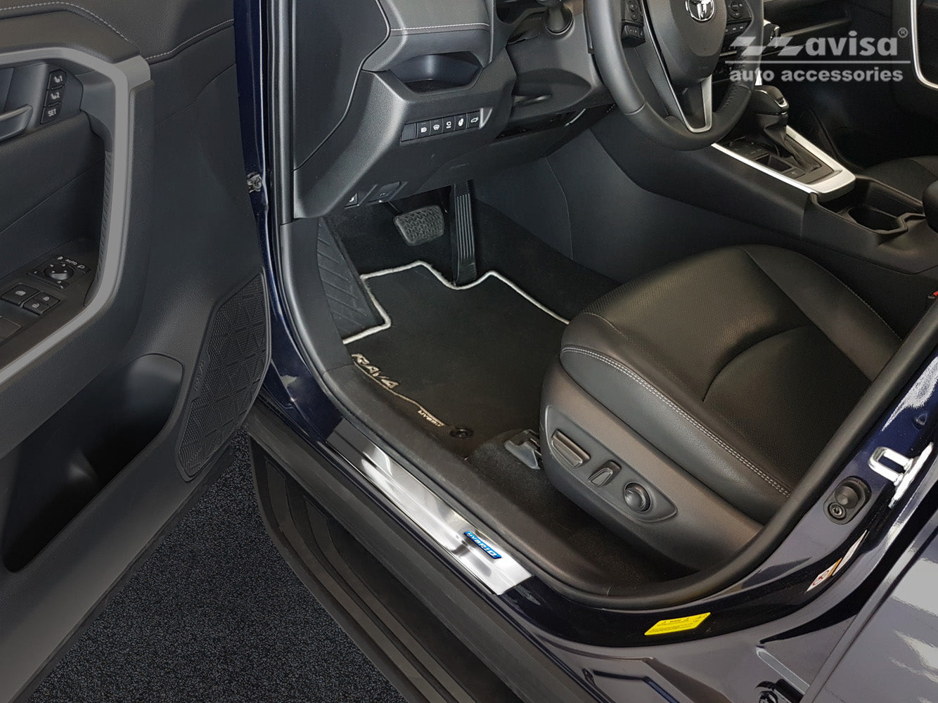 Protector umbral de puerta TOYOTA RAV4 V /Hybrid 2018->-ICCTUNING