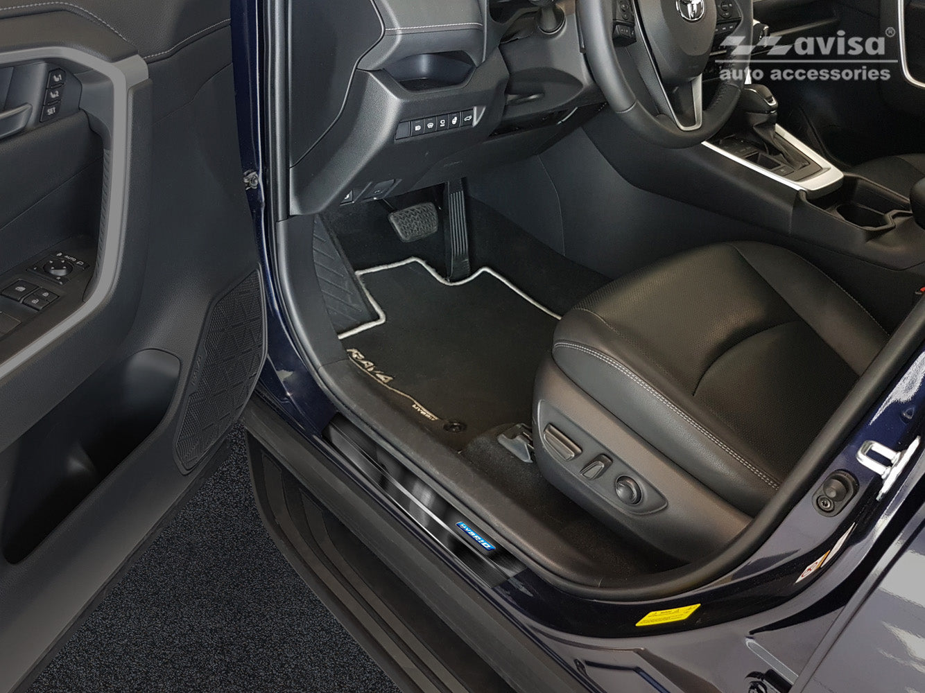 Protector umbral de puerta TOYOTA RAV4 V /Hybrid 2018->-ICCTUNING