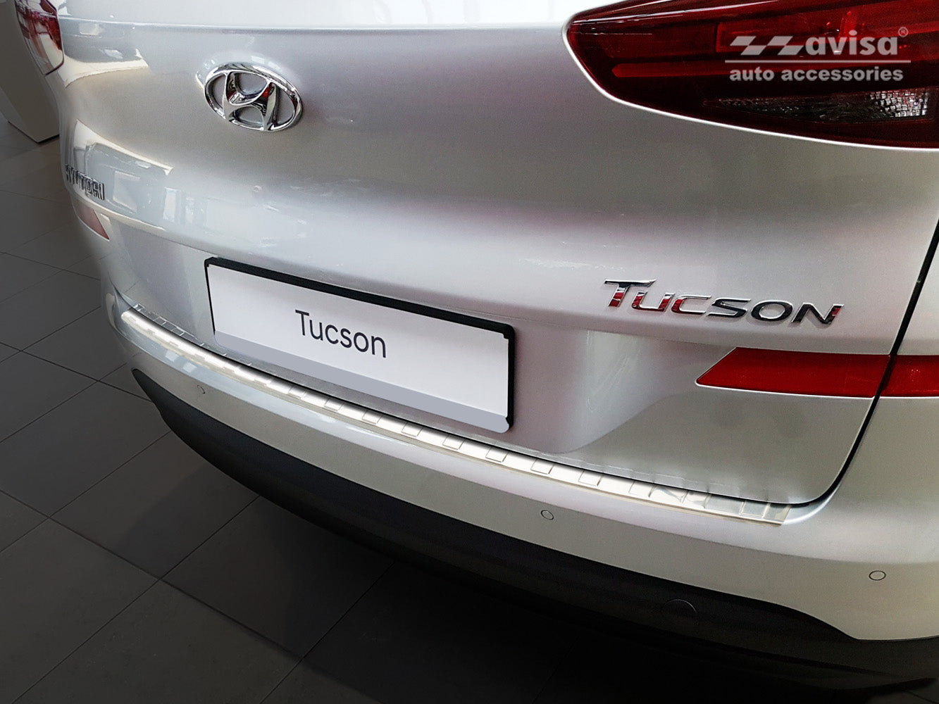 Protector parachoques trasero HYUNDAI TUCSON 2018-2020-ICCTUNING