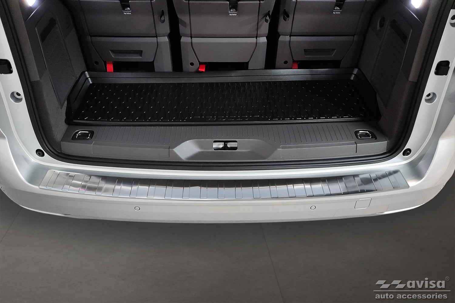 Protector parachoques trasero VOLKSWAGEN MULTIVAN T7 2021->-ICCTUNING