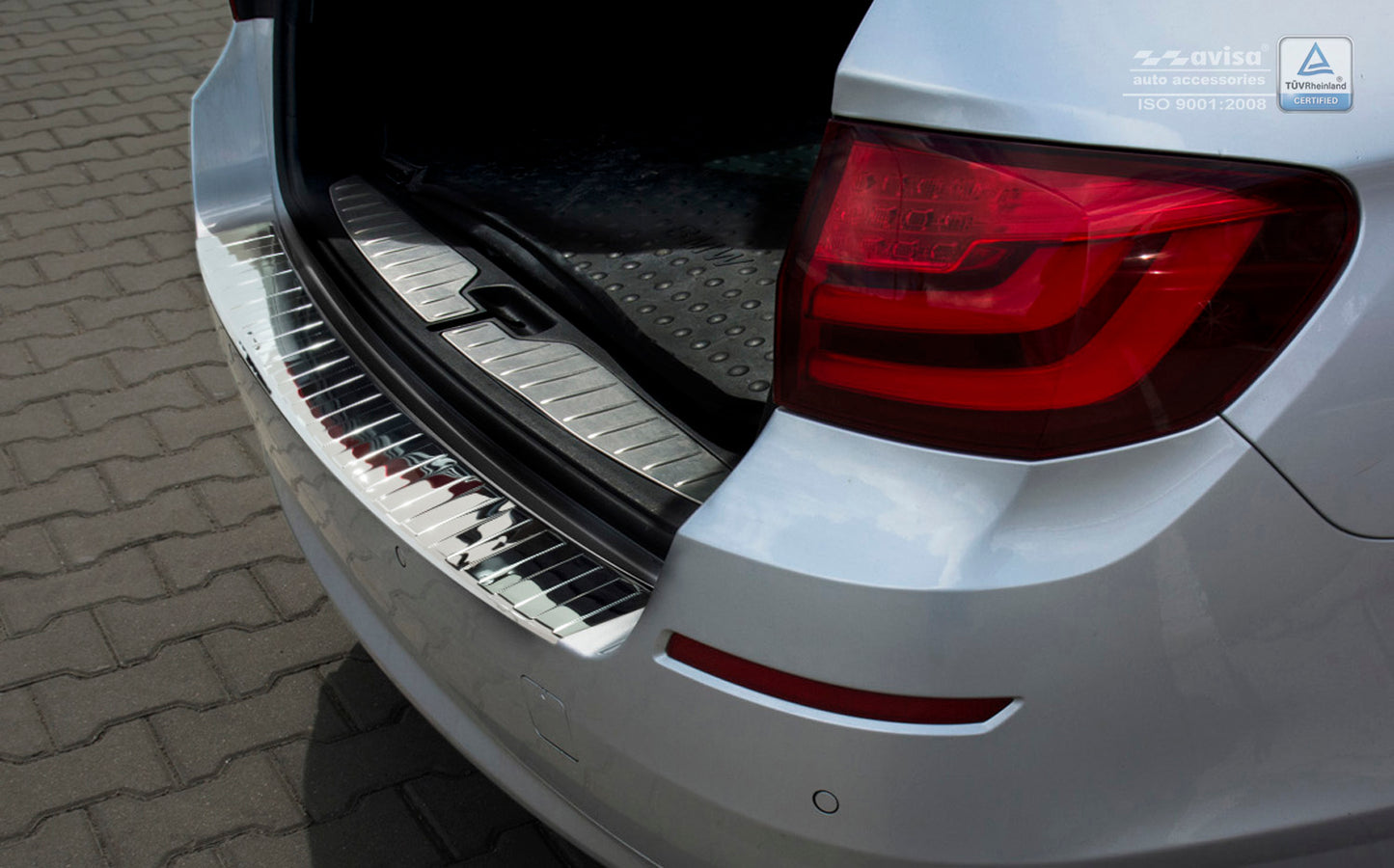 Protector parachoques trasero BMW 5 F11 touring 2010 2013, Restyling 2013 2017-ICCTUNING