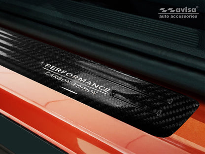 Protector umbral de puerta VOLKSWAGEN T-ROC carbono-ICCTUNING