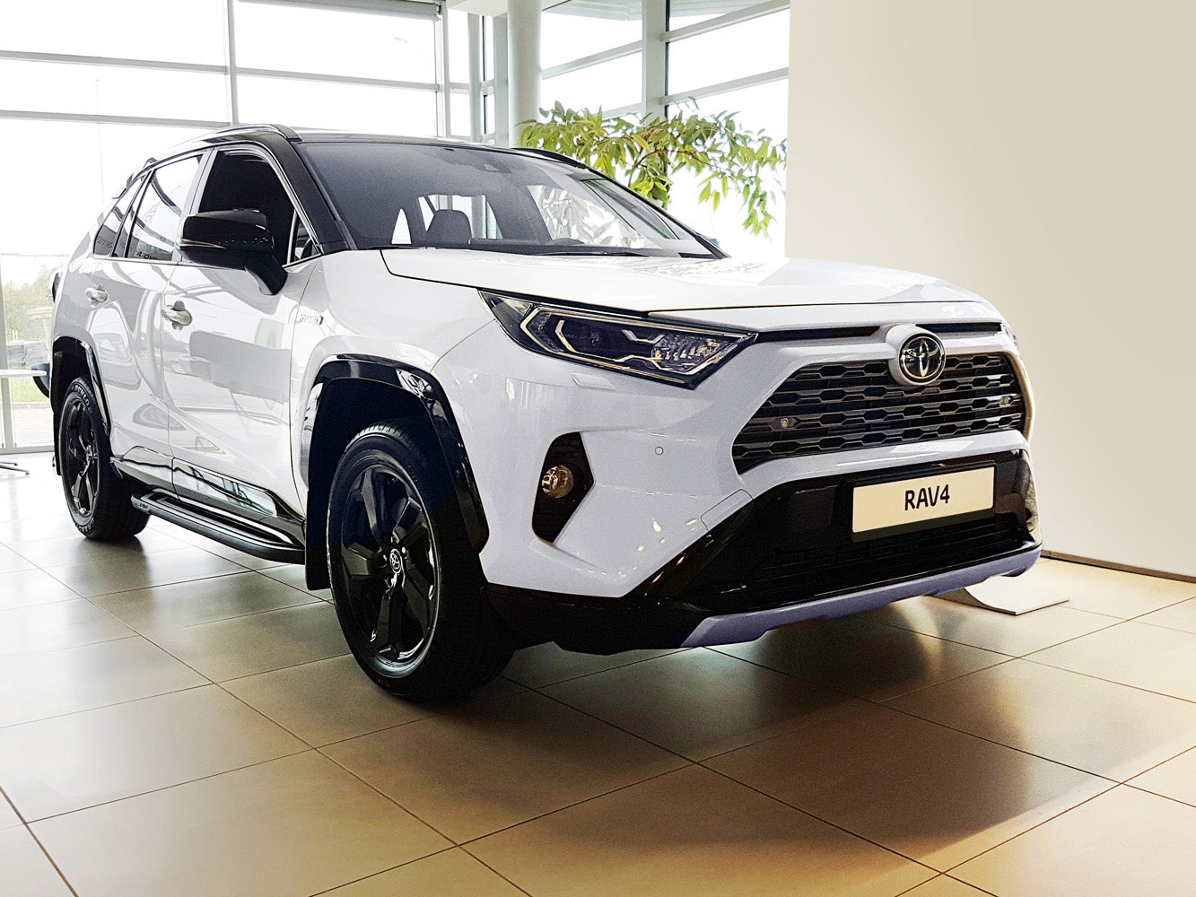 Protector umbral de puerta TOYOTA RAV4 V /Hybrid 2018->-ICCTUNING