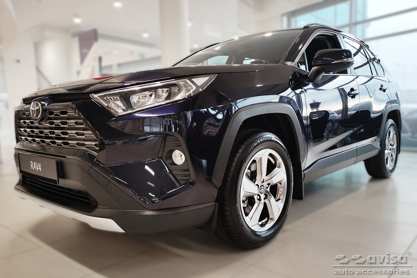 Protector umbral de puerta TOYOTA RAV4 V /Hybrid 2018->-ICCTUNING