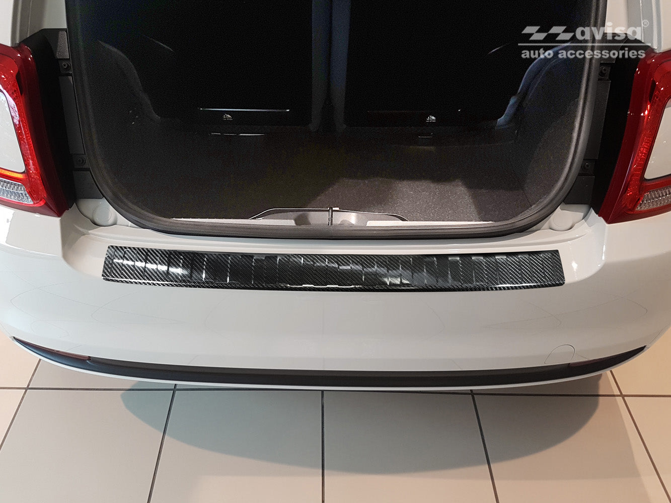 Protector parachoques trasero FIAT 500 hatchback 3P Restyling 2015 >-ICCTUNING