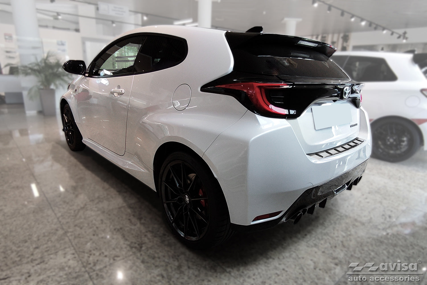 Protector parachoques trasero TOYOTA GR YARIS 2020->-ICCTUNING