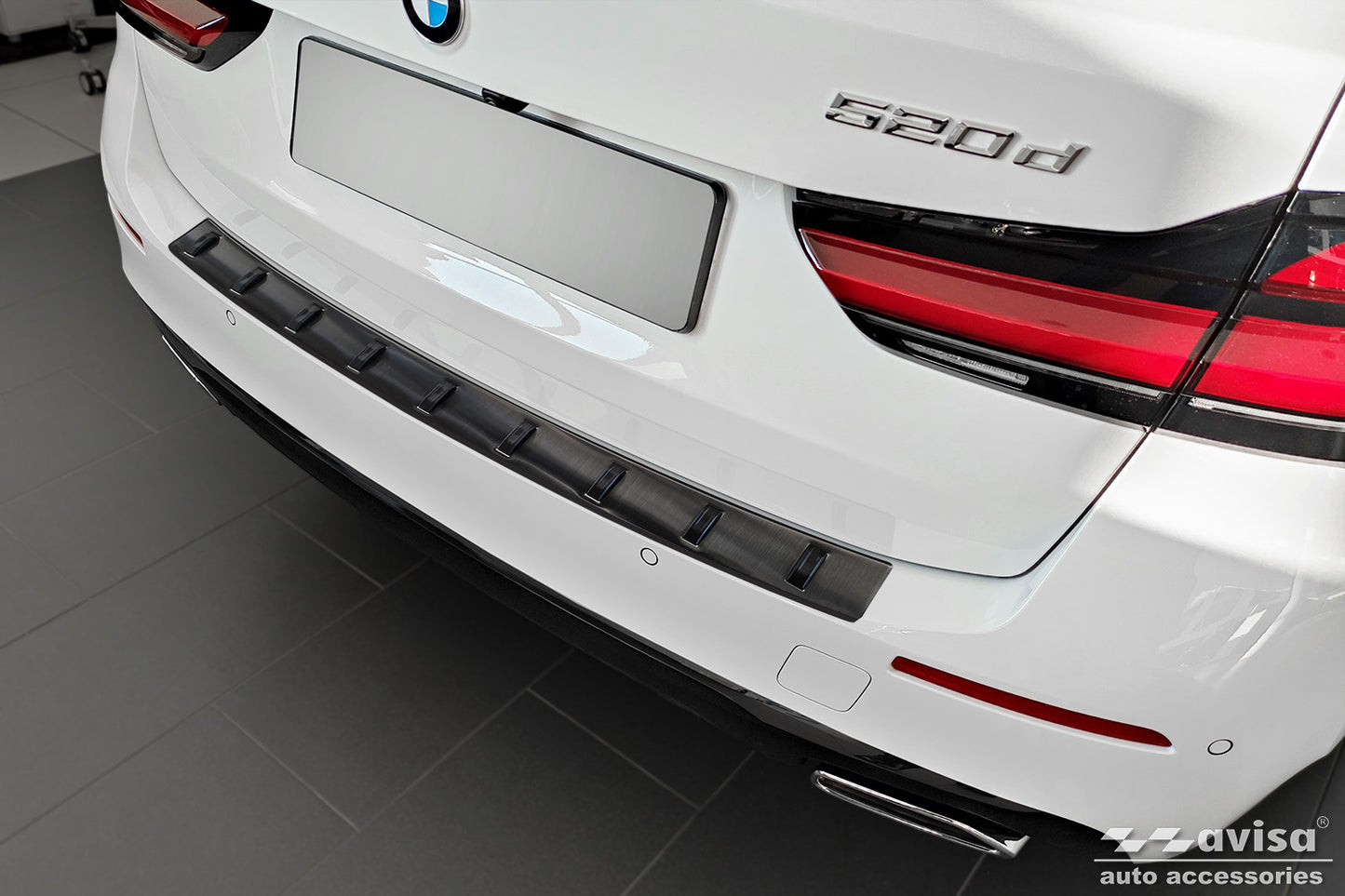 Protector parachoques trasero BMW Serie 5 Touring G31 Restyling 2020-> (no M-pack)-ICCTUNING