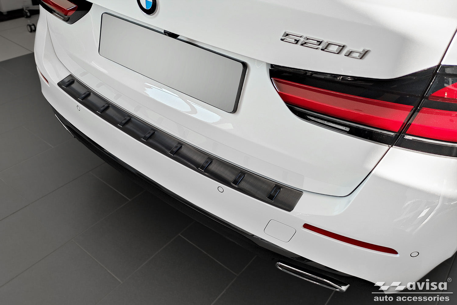 Protector parachoques trasero BMW Serie 5 Touring G31 Restyling 2020-> (no M-pack)-ICCTUNING
