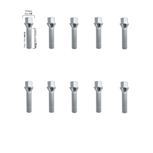 10 pernos ch.17 141,5 l.50mm-ICCTUNING