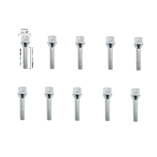 10 pernos ch.17 12x1,25 l.50mm-ICCTUNING