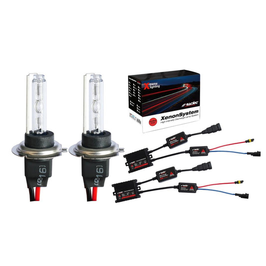 Lámpara de xenón Canbus H7 Slim de 6000 °K con base de metal-ICCTUNING