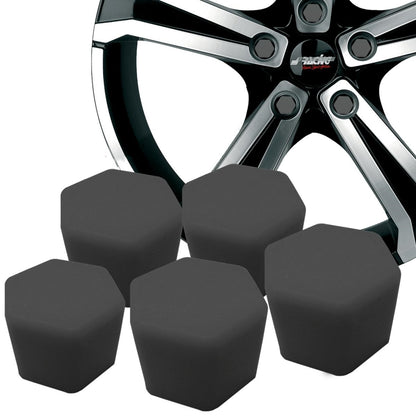 Cubre tornillo de llantas en silicone negro Simoni Racing-ICCTUNING