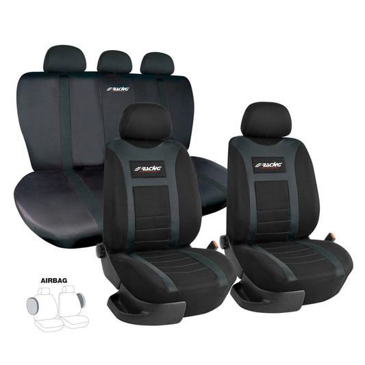 Fundas de asiento negras tipo H-ICCTUNING