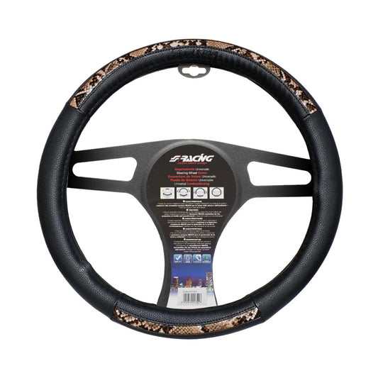 Funda de volante con diseño de serpiente-ICCTUNING