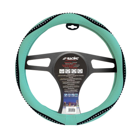 Funda para volante Tiffany en azul llamativo-ICCTUNING