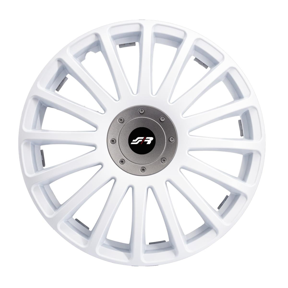 Cubierta de rueda Grand Prix blanca de 14"-ICCTUNING