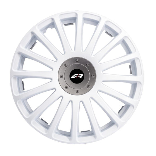 Cubierta de rueda Grand Prix blanca de 15"-ICCTUNING