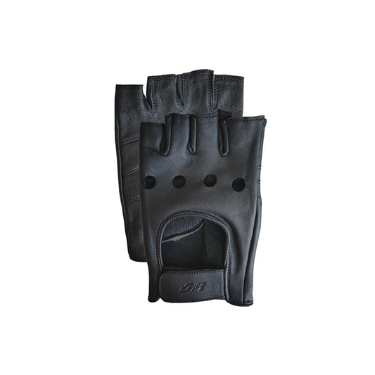 Guantes negros vintage sin dedos talla XL-ICCTUNING