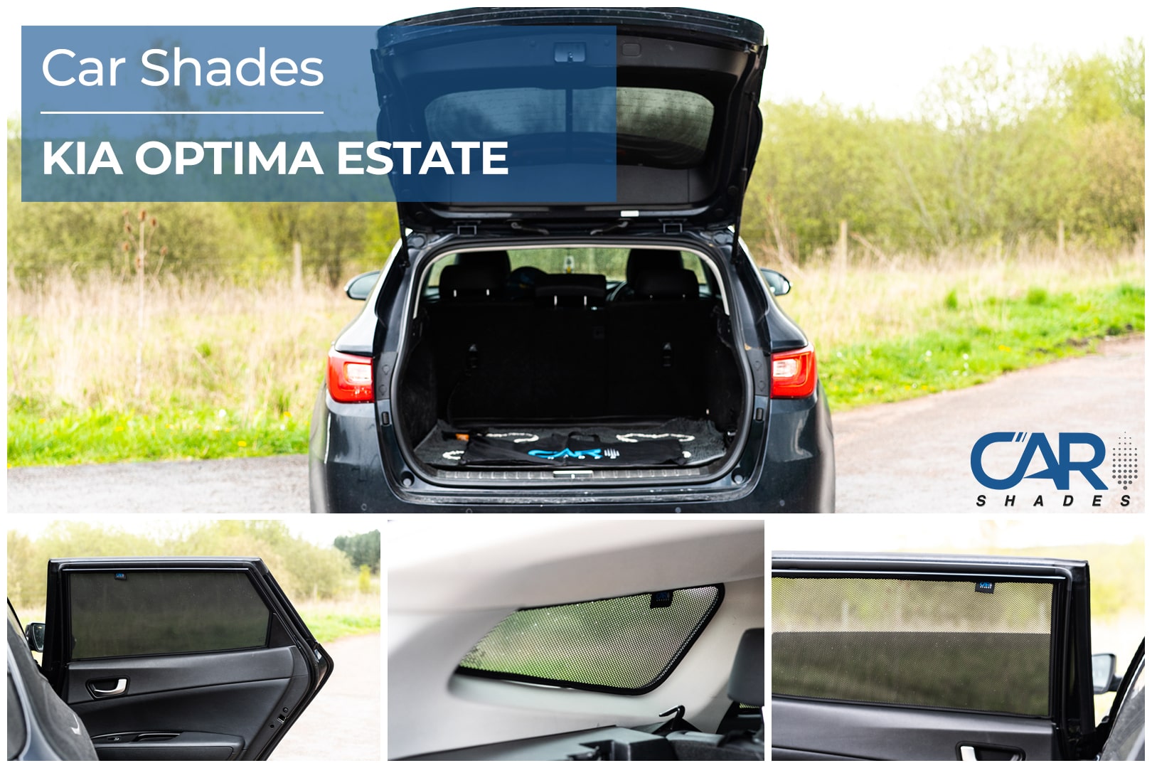 parasoles car shades Kia Optima Sportwagon 2015-20-ICCTUNING