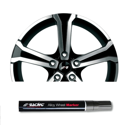 Marcador de retoque de llantas de color antracita-ICCTUNING