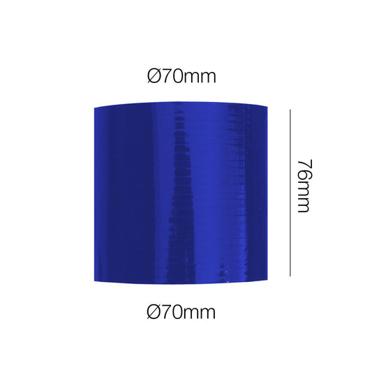 Casquillo recto Blue Manitor, largo 76 mm, diámetro interior 70 mm-ICCTUNING