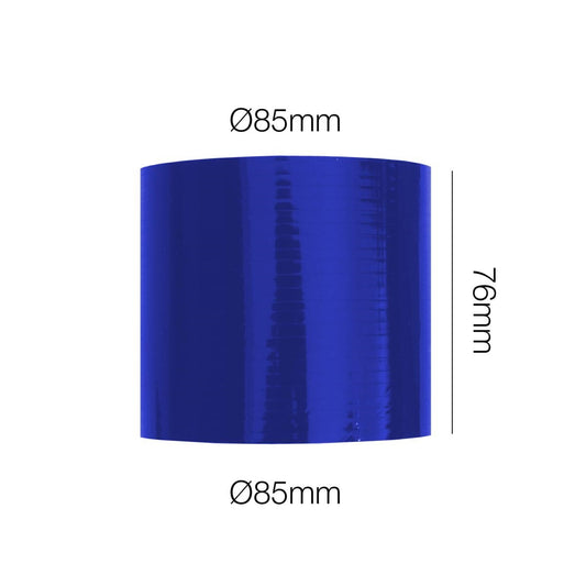 Casquillo recto Blue Manitor, largo 76 mm, diámetro interior 85 mm-ICCTUNING