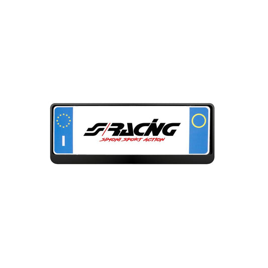 Porta matrículas delantero negro-ICCTUNING