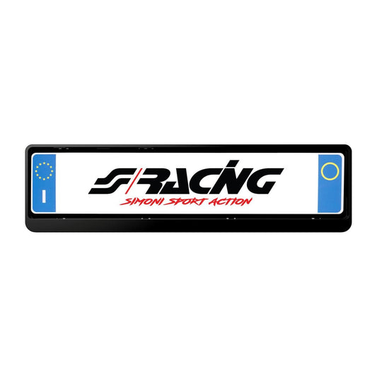 Portamatrículas trasero negro-ICCTUNING