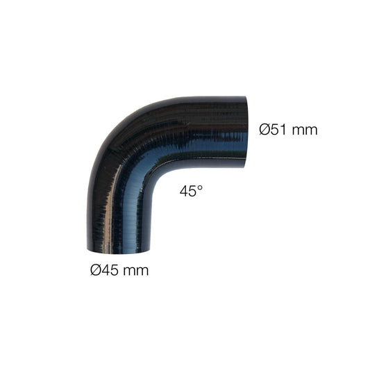 Curva reducida 90°Manitor 51/45mm-ICCTUNING