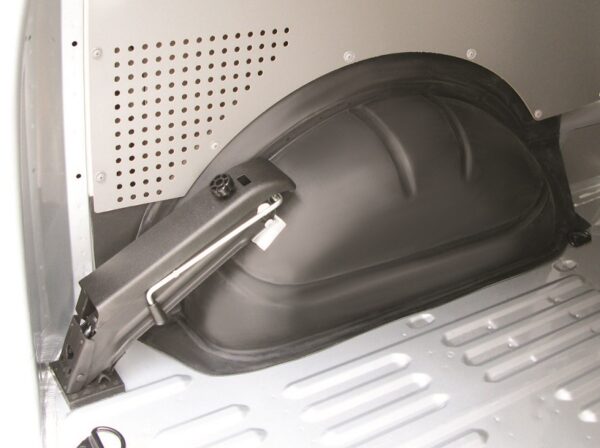 Protector de parachoques trasero VW T5 CARAVELLE/MULTIVAN 6.2012>5.2015 (parachoques pintados)