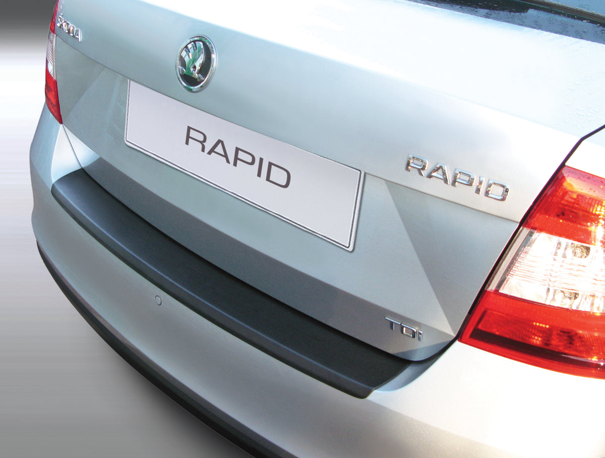 Protector de parachoques trasero Skoda RAPID 4 DR 11.2012>