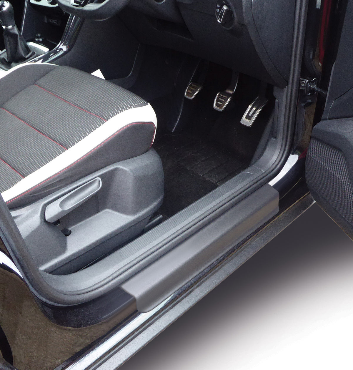 Protector de parachoques trasero VW T-ROC 2018>