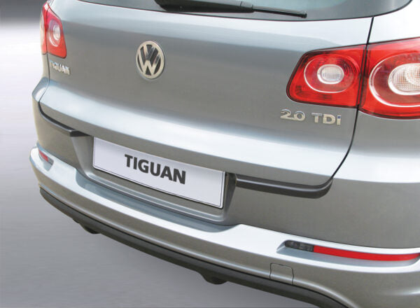 Protector de parachoques trasero VW TIGUAN 4X4 11.2007>3.2016 (con gancho de remolque de origen)