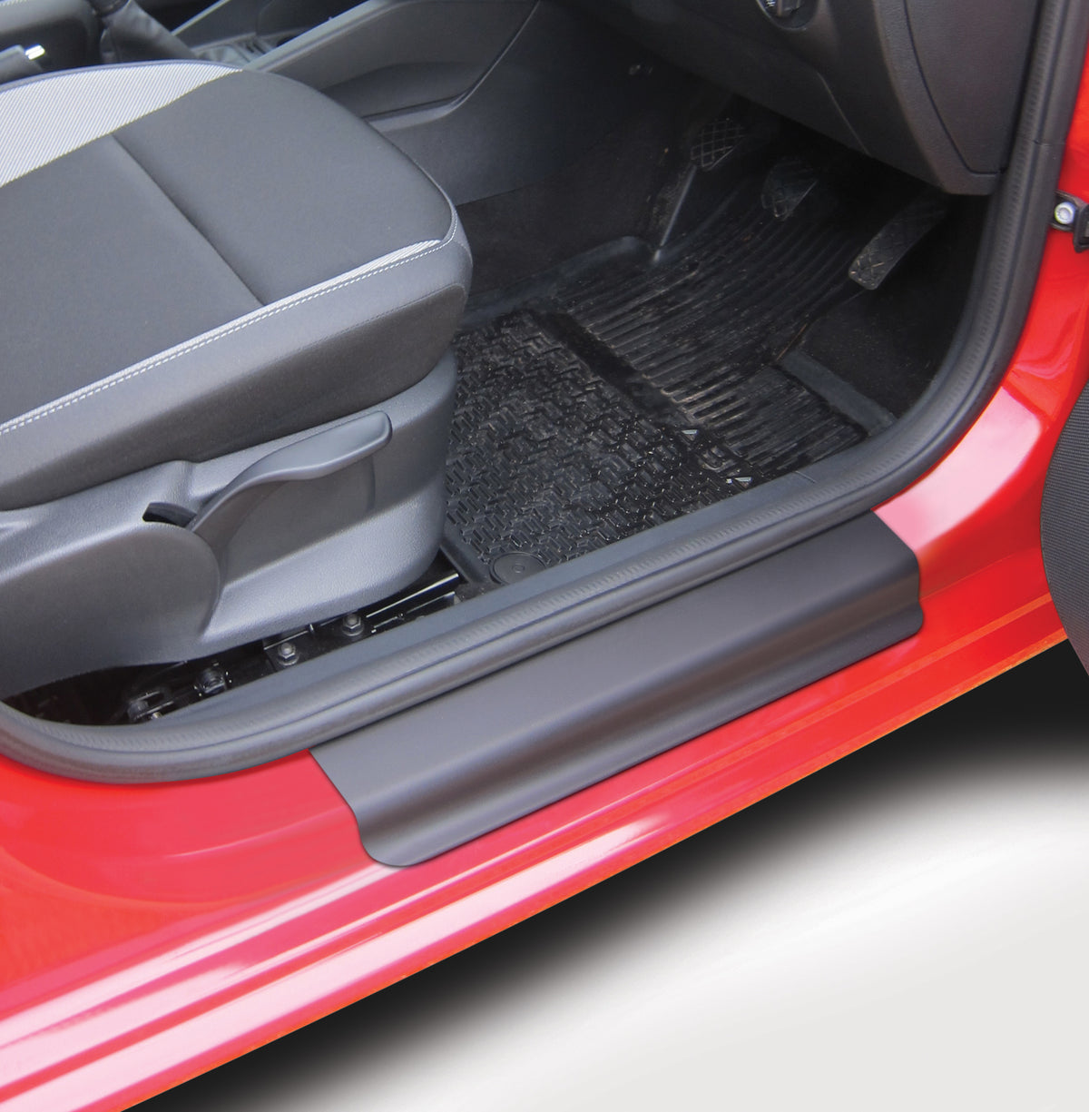 Protector de parachoques trasero Skoda FABIA MKIII 5 DR 11.2014>