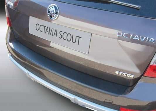 Protector de parachoques trasero Skoda OCTAVIA SCOUT 4X4 ESTATE/COMBI/ALLRAD 6.2013>