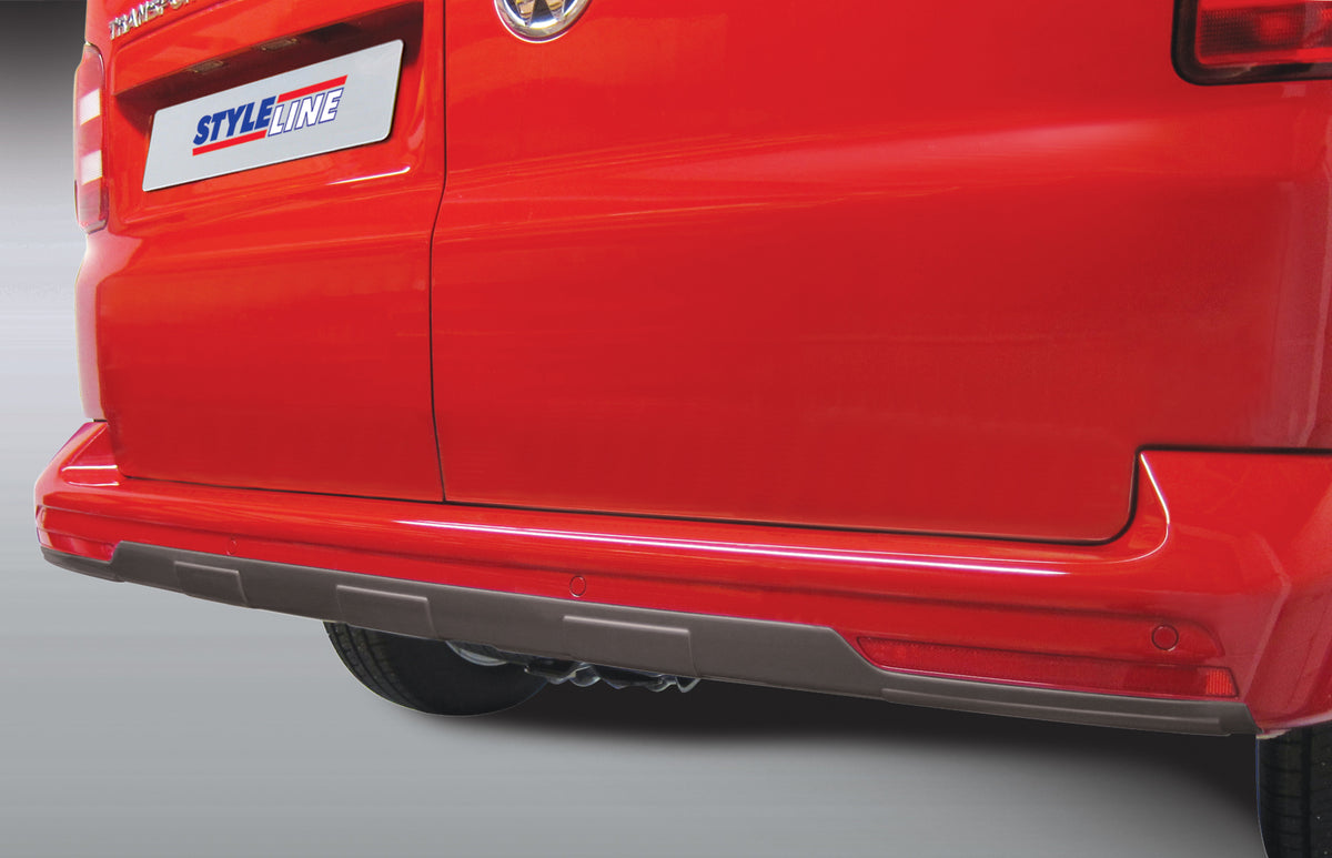 Protector de parachoques trasero VW T6 CARAVELLE/COMBI/MULTIVAN/TRANSPORTER 6.2015> 2xPUERTAS
