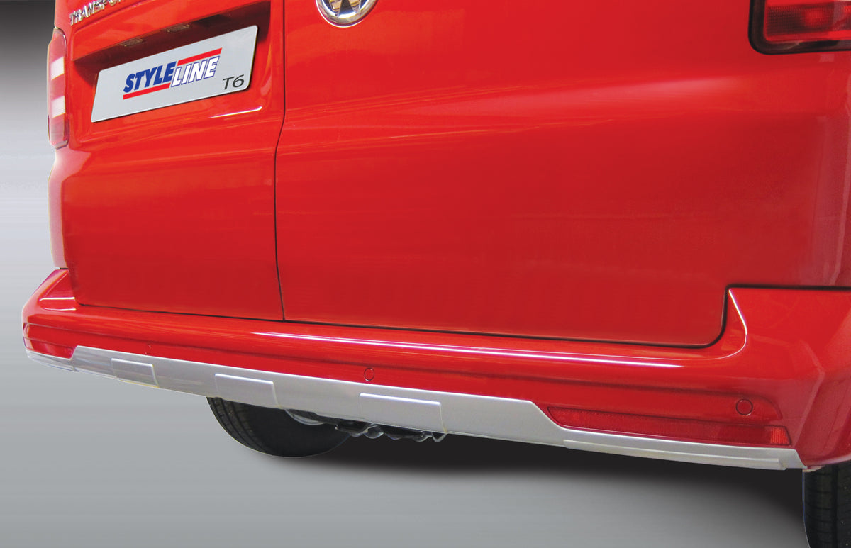 Protector de parachoques trasero VW T6 CARAVELLE/COMBI/MULTIVAN/TRANSPORTER 6.2015> 2xPUERTAS