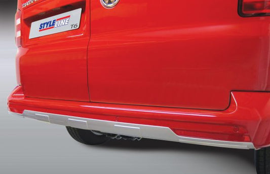 Protector de parachoques trasero VW T6 CARAVELLE/COMBI/MULTIVAN/TRANSPORTER 6.2015> 2xPUERTAS