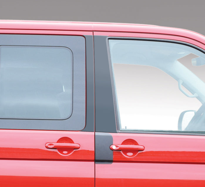 Protector de parachoques trasero VW T6 CARAVELLE/COMBI/MULTIVAN/TRANSPORTER 6.2015> 2xPUERTAS TEXTURIZADO