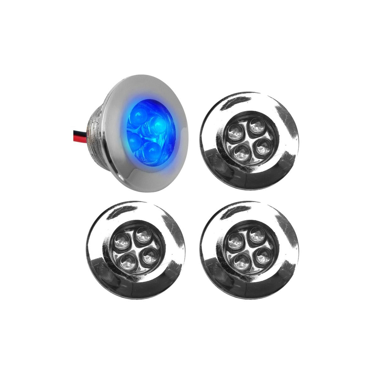 Faldón lateral LED azul Outlet-ICCTUNING