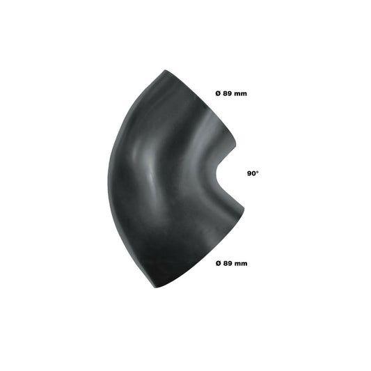 Accesorio de goma de 90° de diámetro 89 mm-ICCTUNING