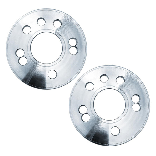 2 espaciadores de aluminio de 5 mm, 4/5 x 98, Piña de volante de 58,1-ICCTUNING