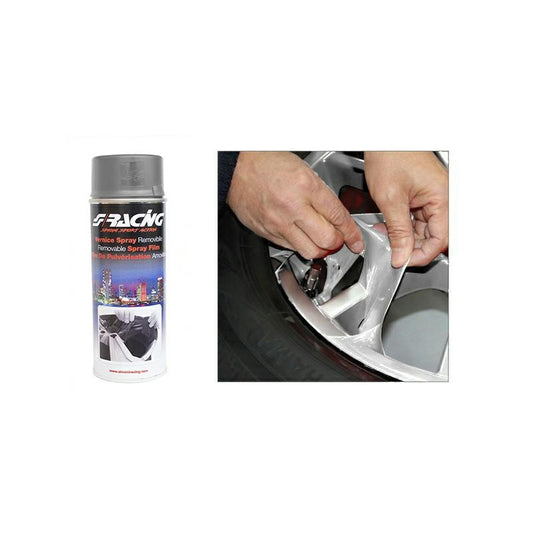 Película en aerosol removible de color gris cromado-ICCTUNING