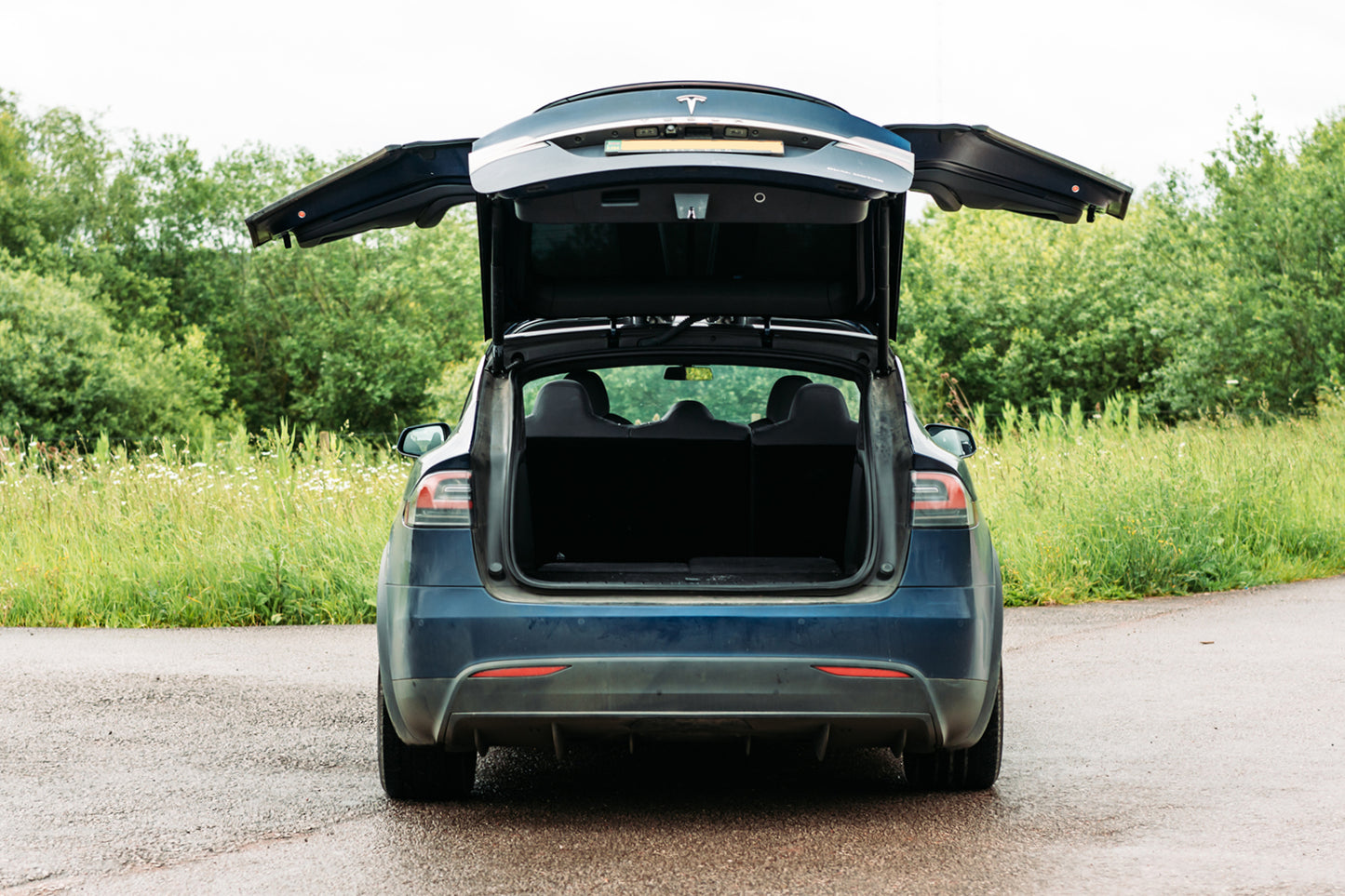 parasoles car shades Tesla Model X 2016->-ICCTUNING