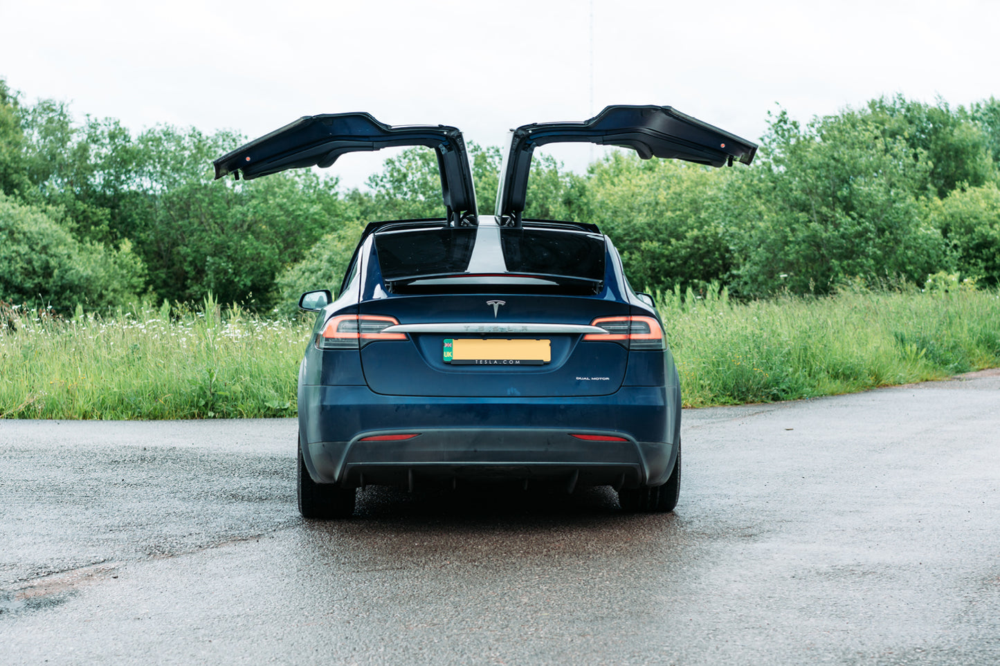 parasoles car shades Tesla Model X 2016->-ICCTUNING